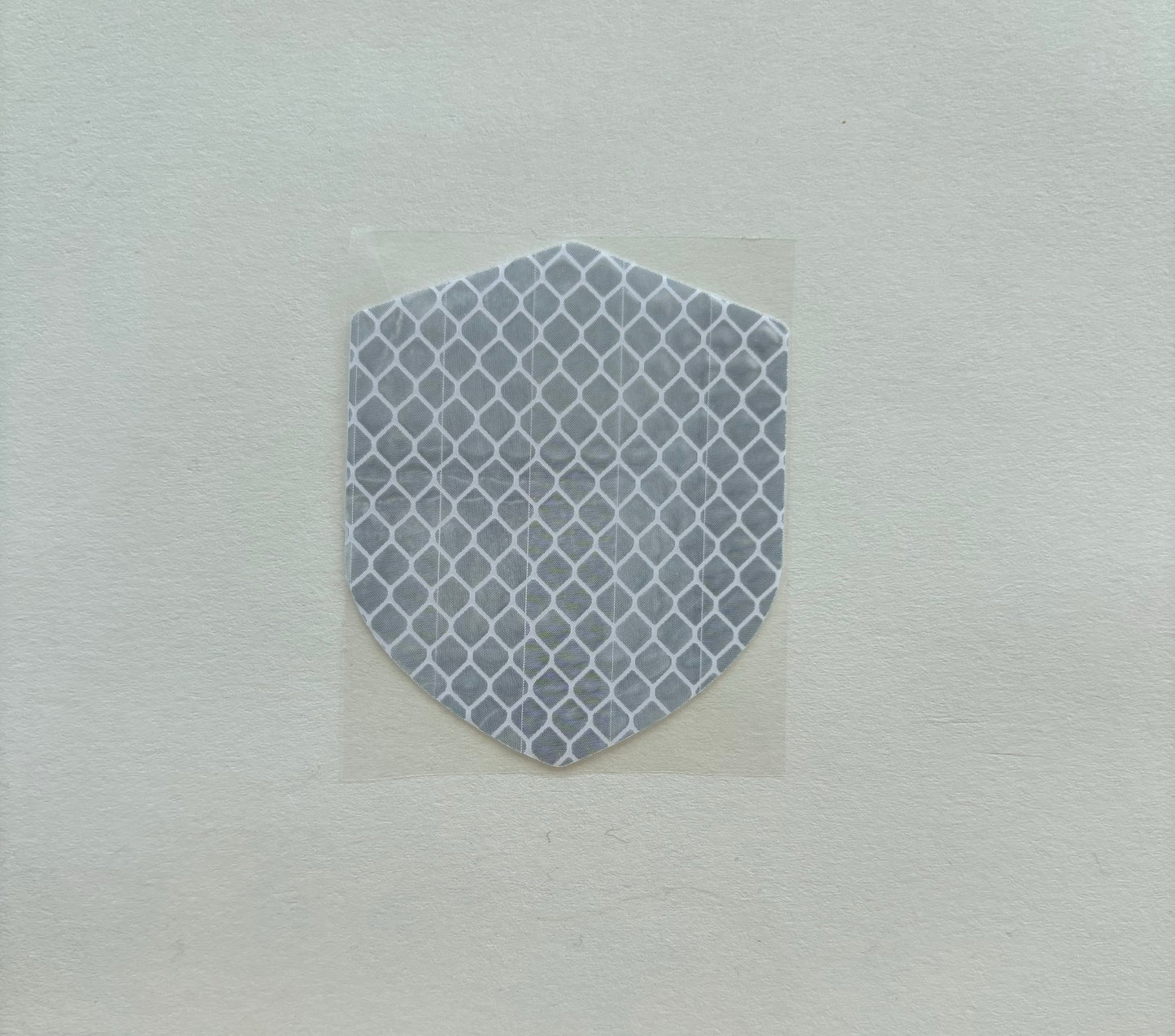 Reflektierende Schild-Aufkleber, silber, 5x6cm (2stk)