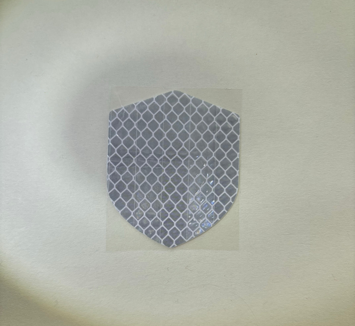 Reflektierende Schild-Aufkleber, silber, 5x6cm (2stk)