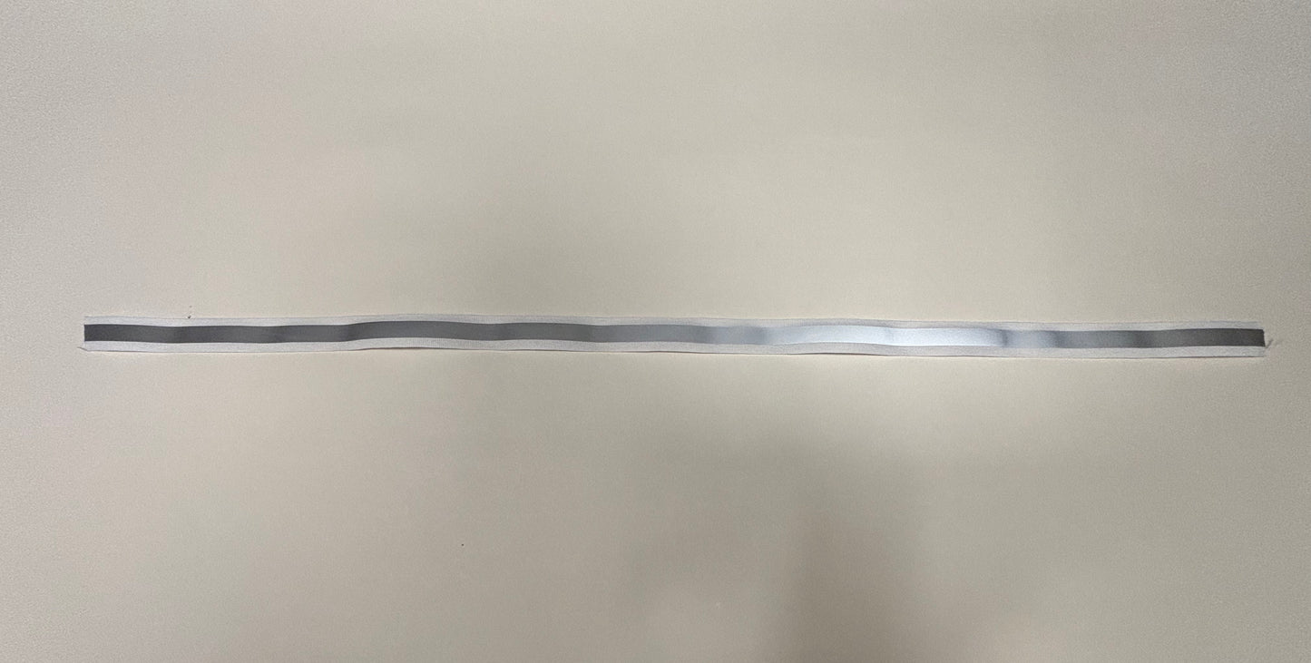 Reflektierendes Band zum annähen in weiss, 70cm (1stk)