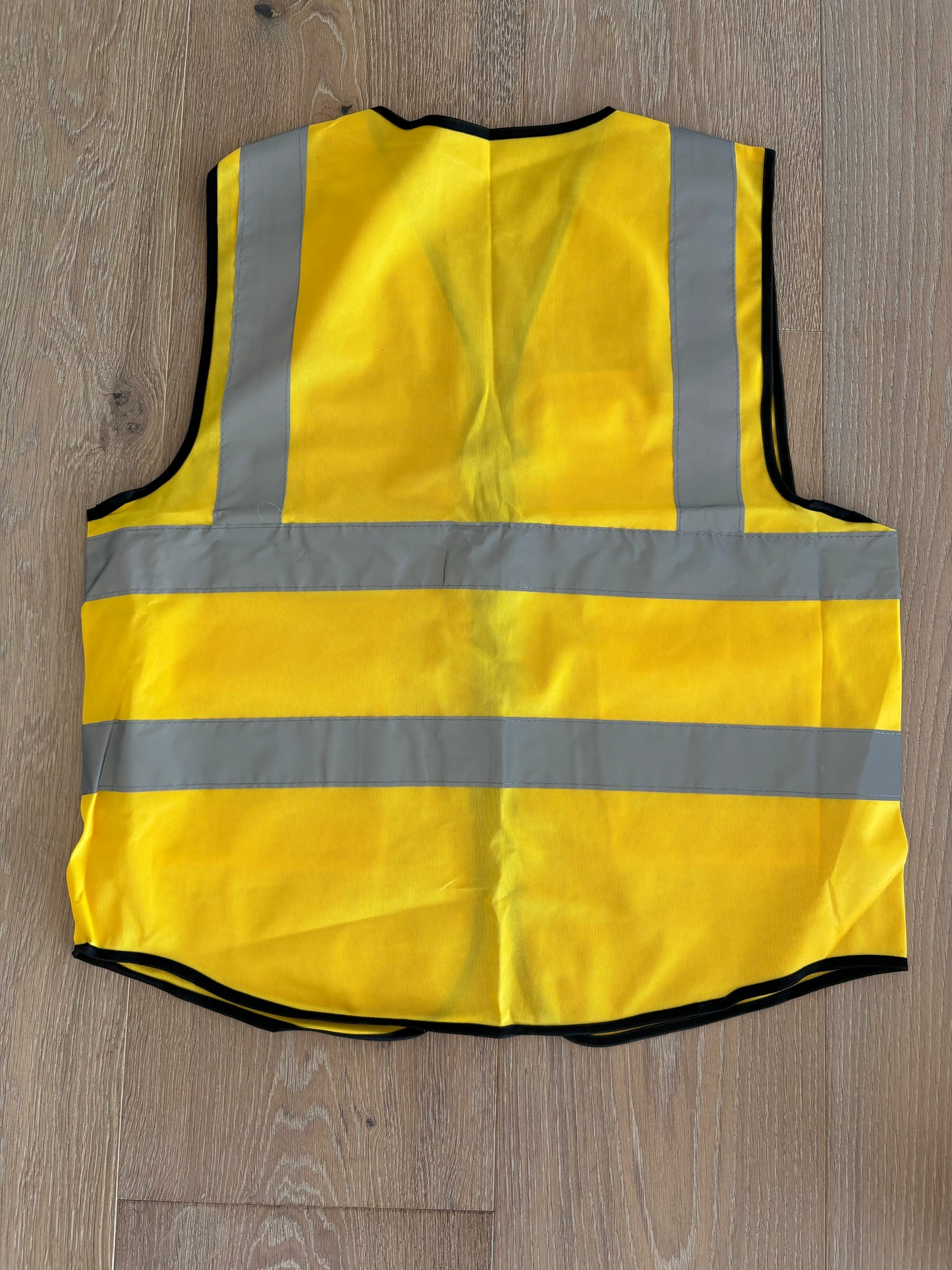 Leuchtweste reflektierend in gelb (mit Taschen), für Erwachsene (1stk)
