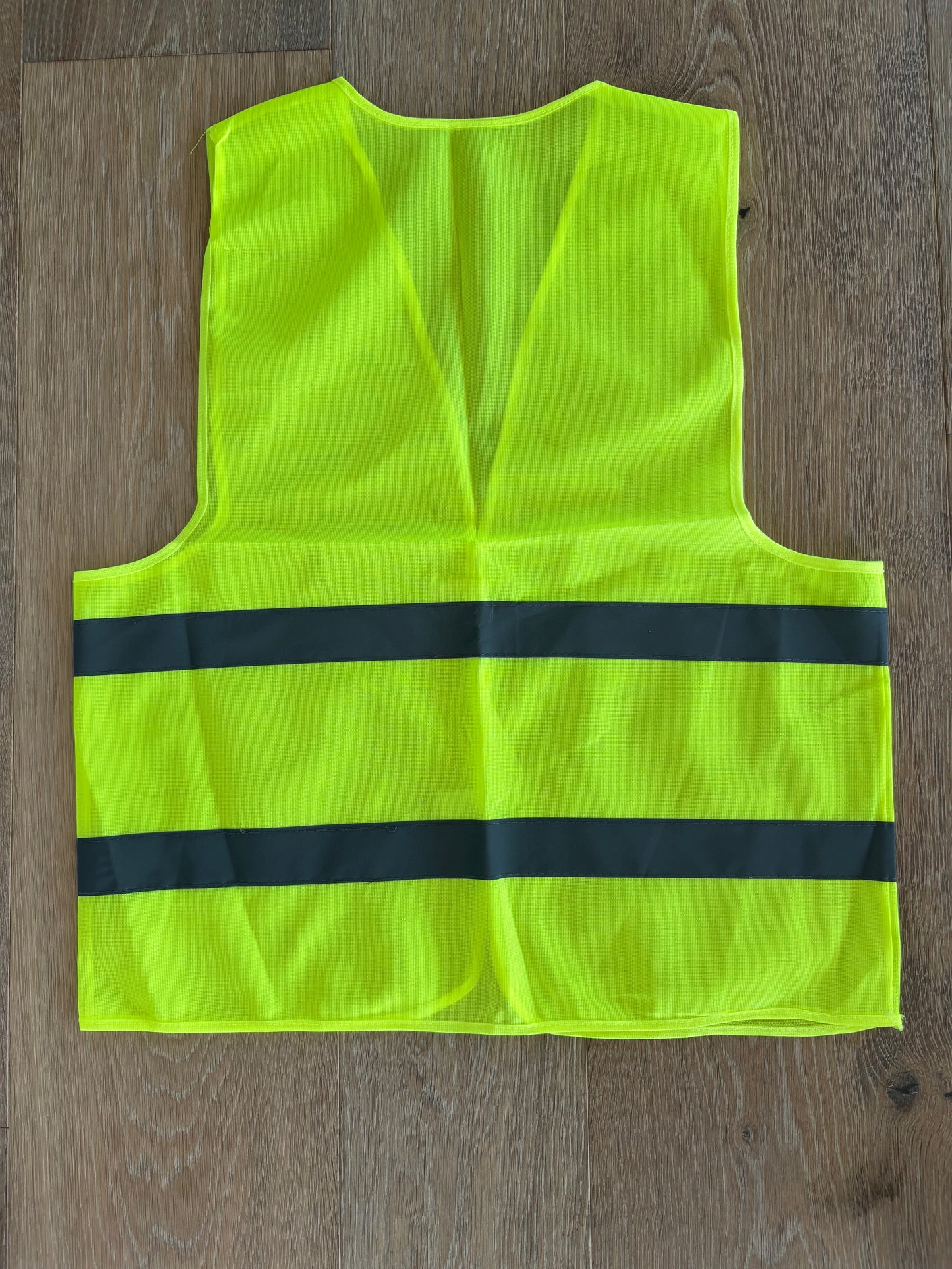 Leuchtweste reflektierend in leuchtgrün (ohne Taschen), für Erwachsene (1stk)