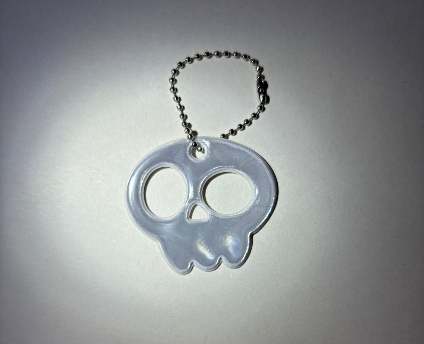 Reflektierende Totenkopf-Anhänger, Farbe zufällig, 4.7x5.6cm (1stk)