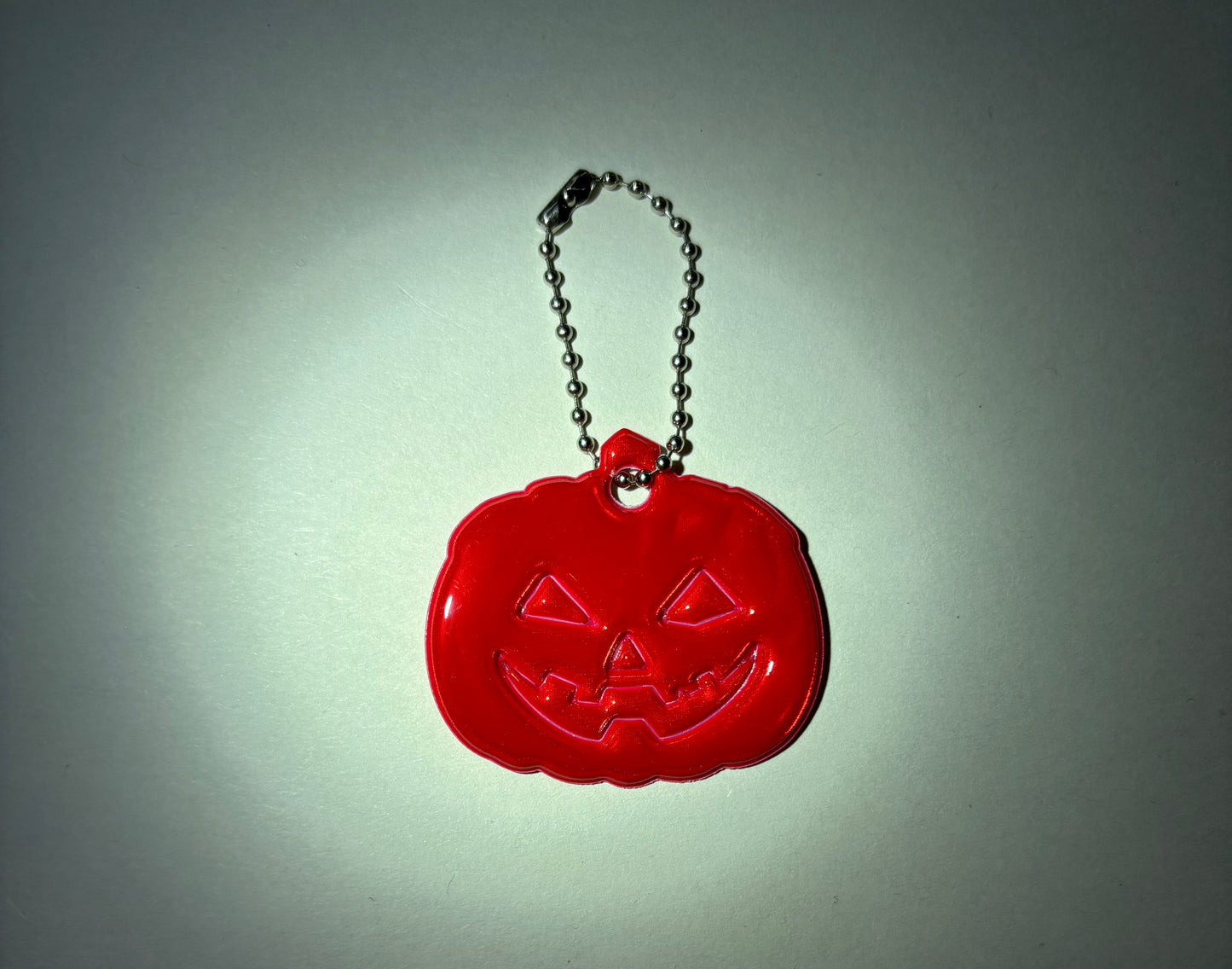 Reflektierender Kürbis-Anhänger, Farbe zufällig, 9x5.2cm (1stk, 2. Wahl)