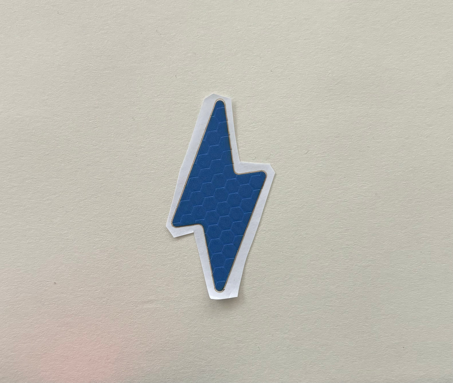 Reflektierende Blitz-Aufkleber in blau, 3.2cm x 6cm (2stk)