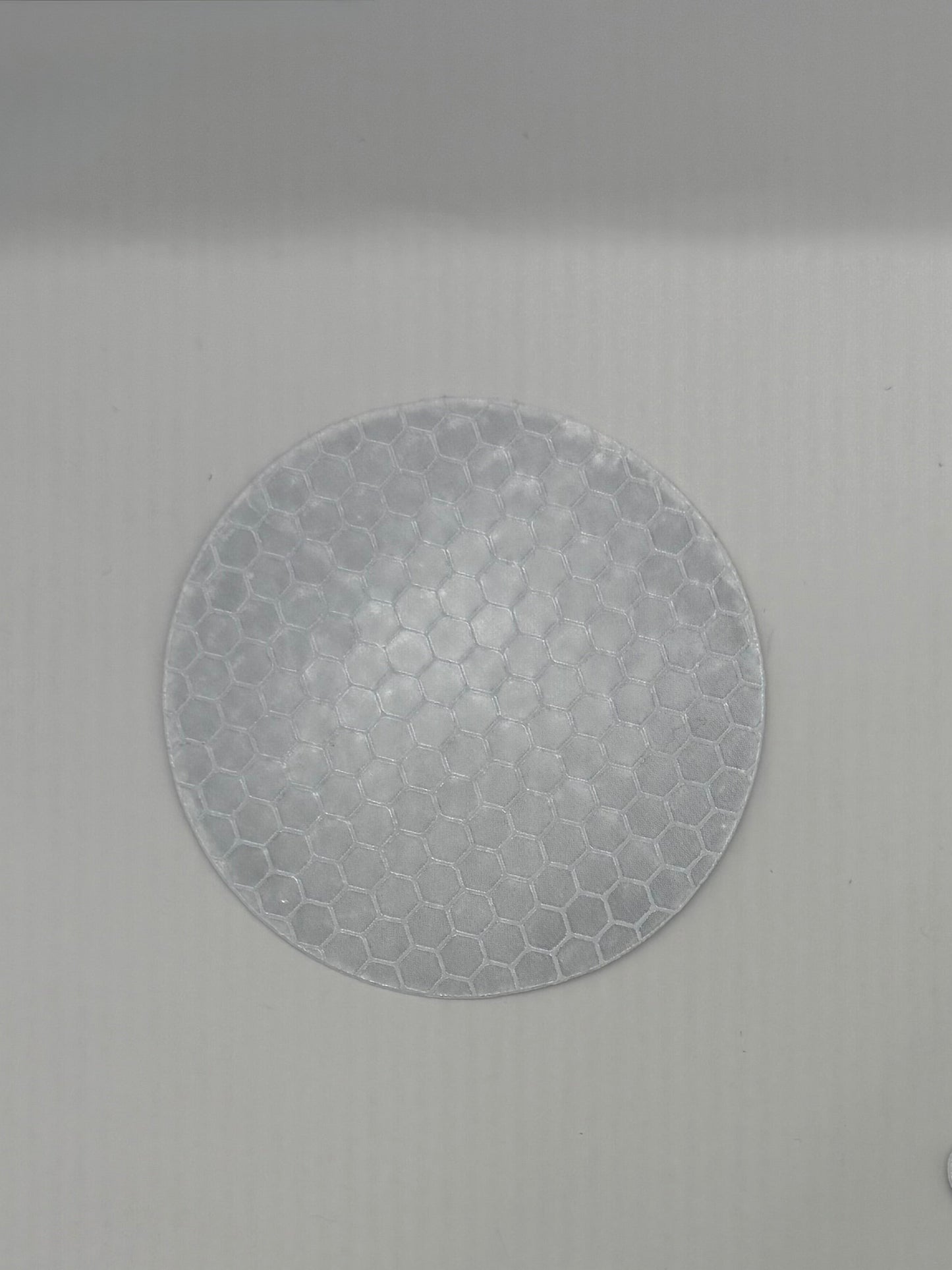 Reflektierende Sticker, rund, quadratisch und rechteckig in silber (3stk)