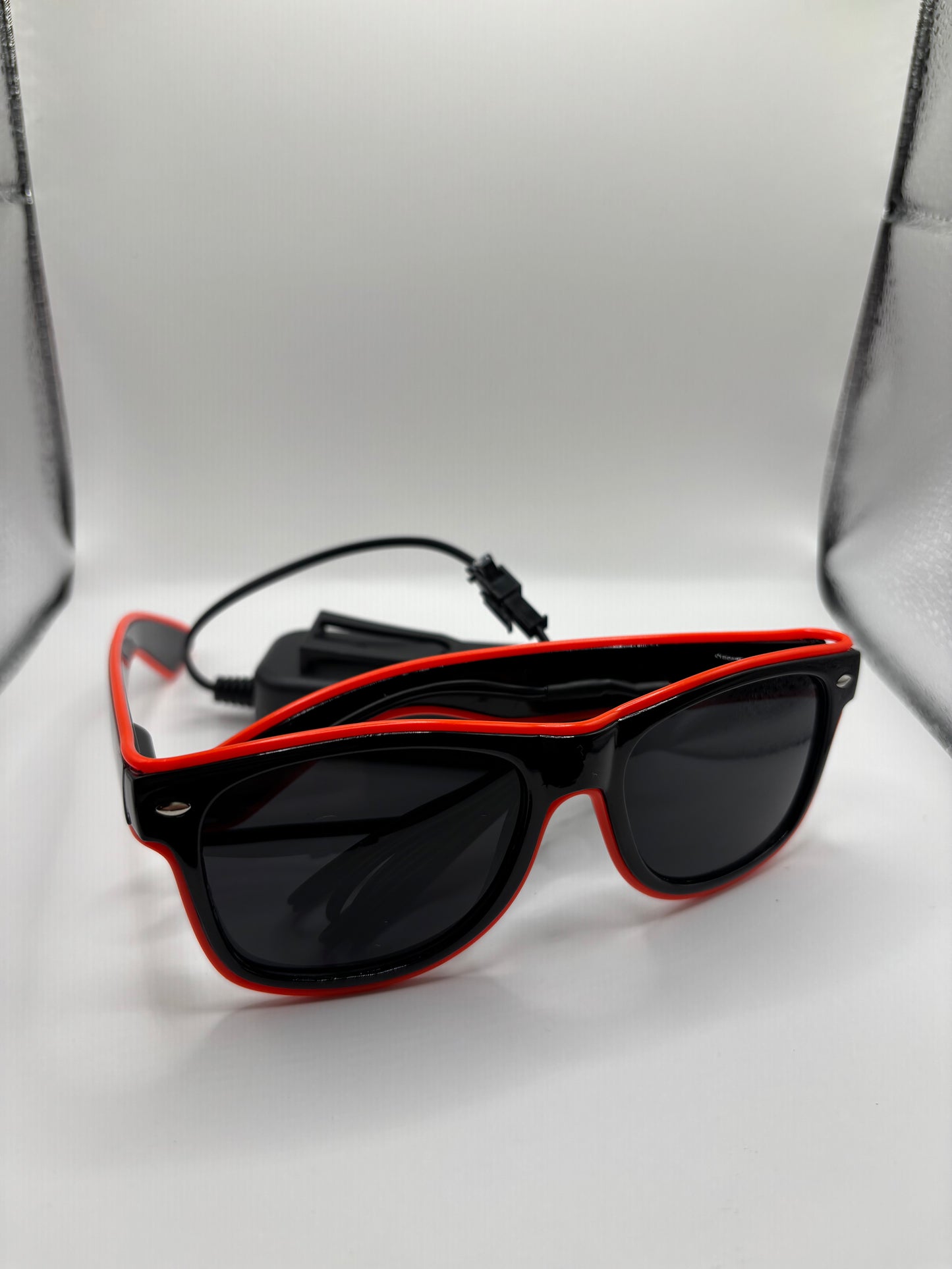 LED Party-Brille, pink (1stk ohne Batterien)