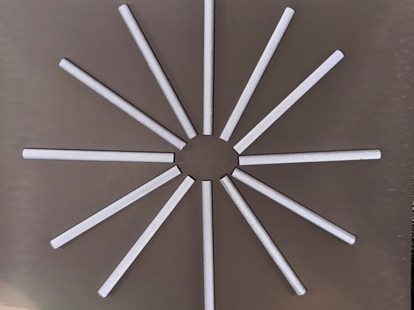 Speichenreflektoren für Fahrräder, silber, 8cm lang (12stk)