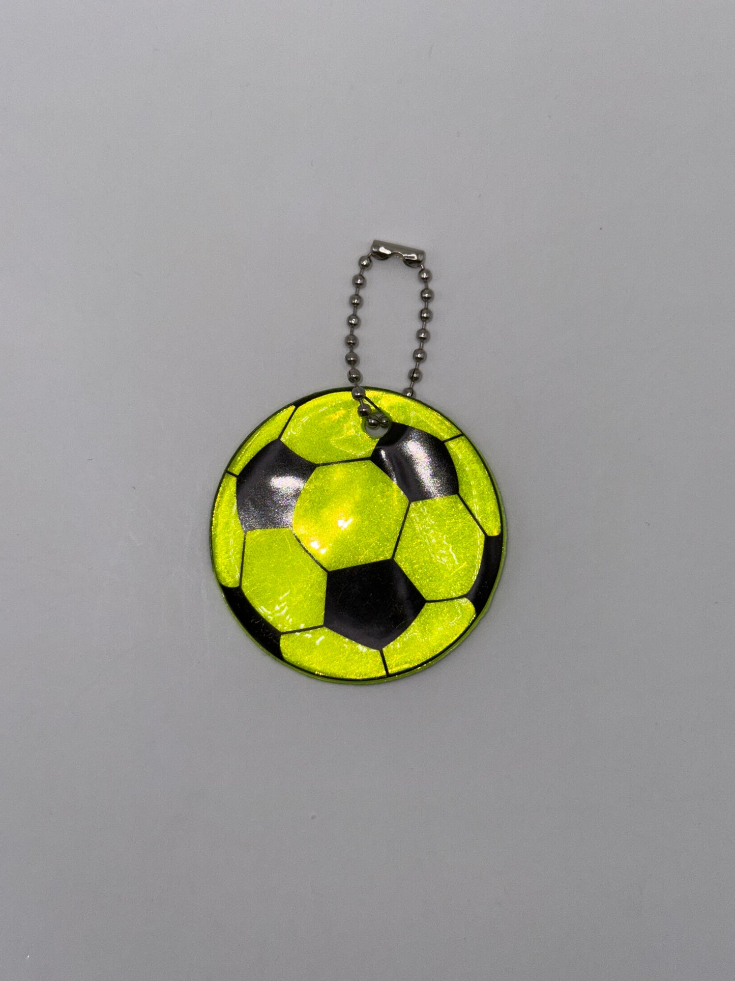 Reflektierender Fussball-Anhänger, 5cm x 5cm (1stk)