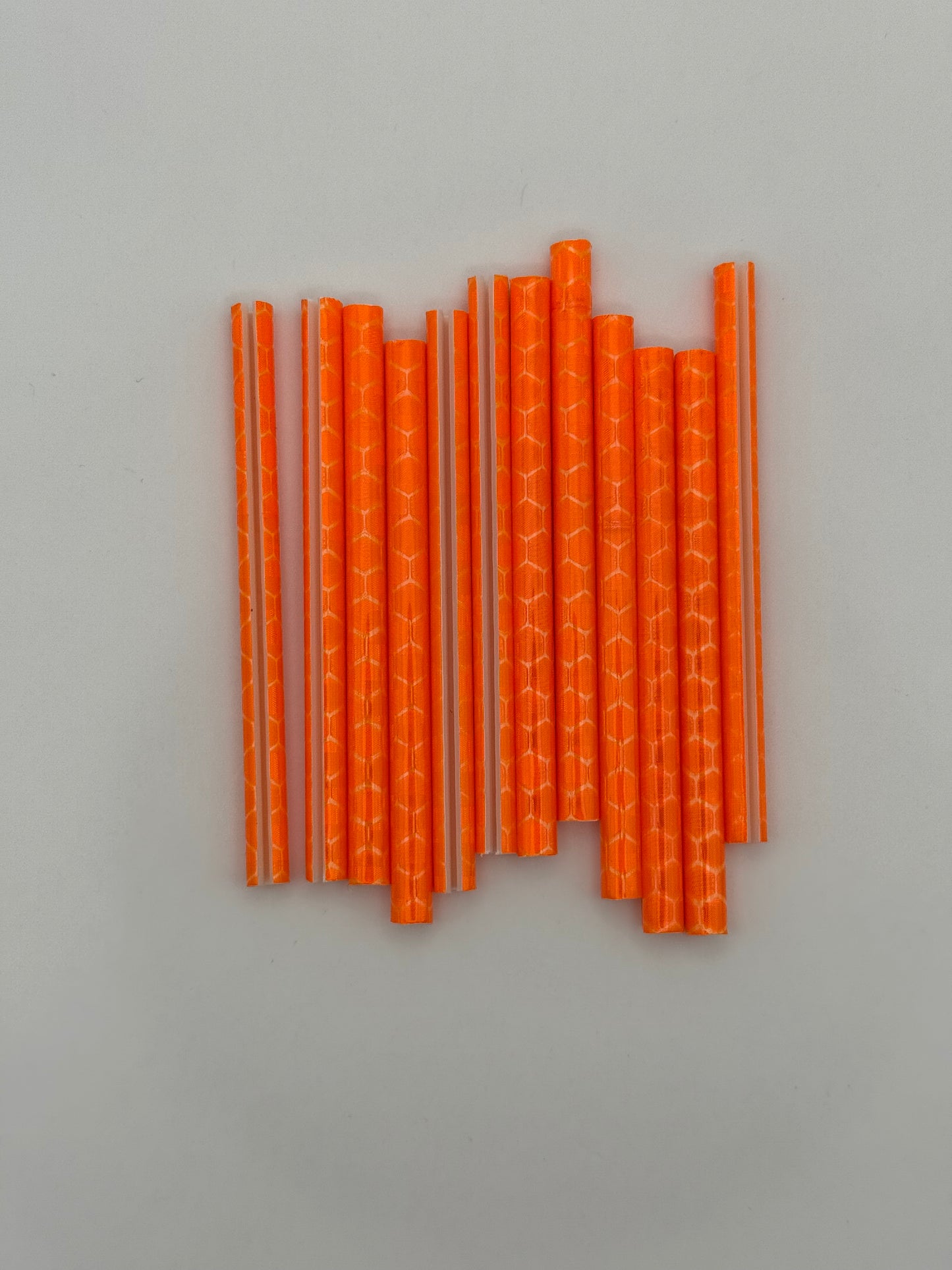 Speichenreflektoren für Fahrräder, orange, 7.5cm lang (12stk)