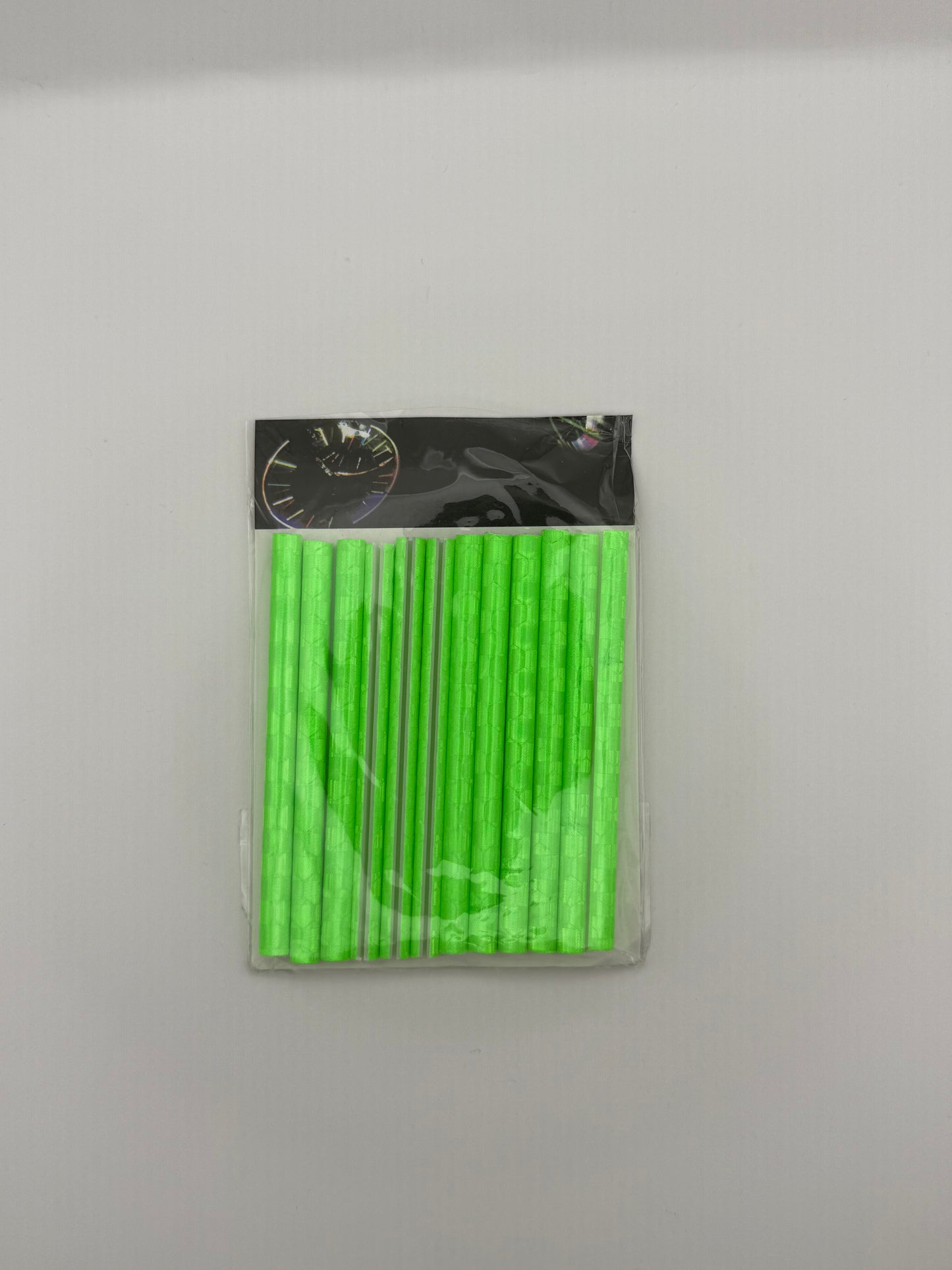 Speichenreflektoren für Fahrräder, grün, 7.5cm lang (12stk)