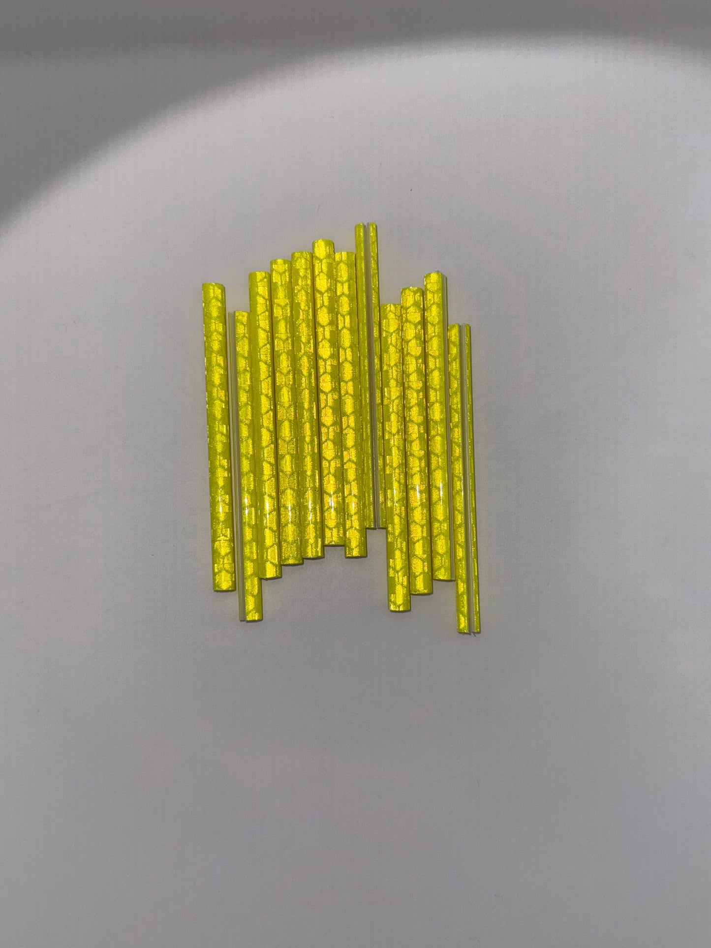 Speichenreflektoren für Fahrräder, gelb, 7.5cm lang (12stk)