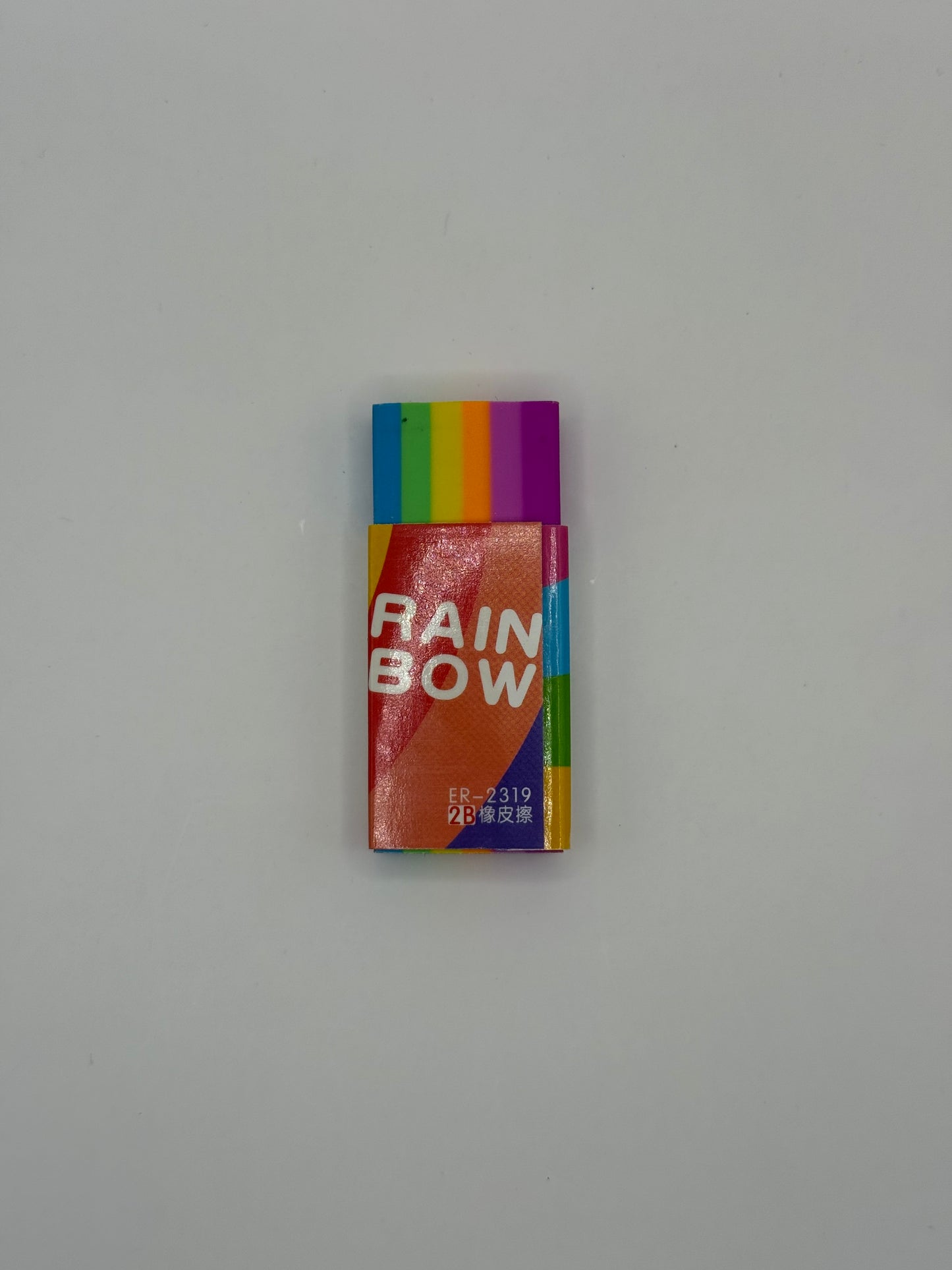 Regenbogen Radiergummi, 5.6 x 2.3cm. (1stk)