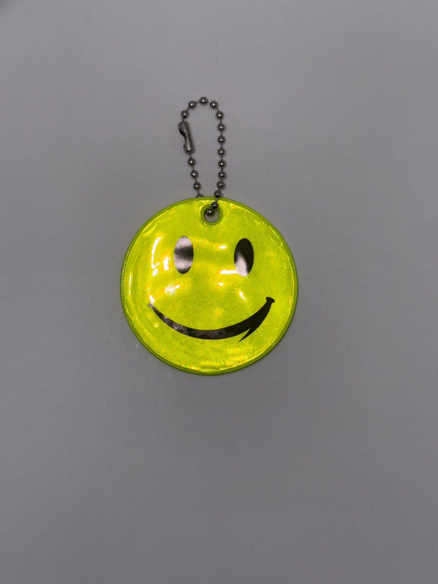 Lustiger, Reflektierender Smiley-Anhänger, 5cm x 5cm (1stk)