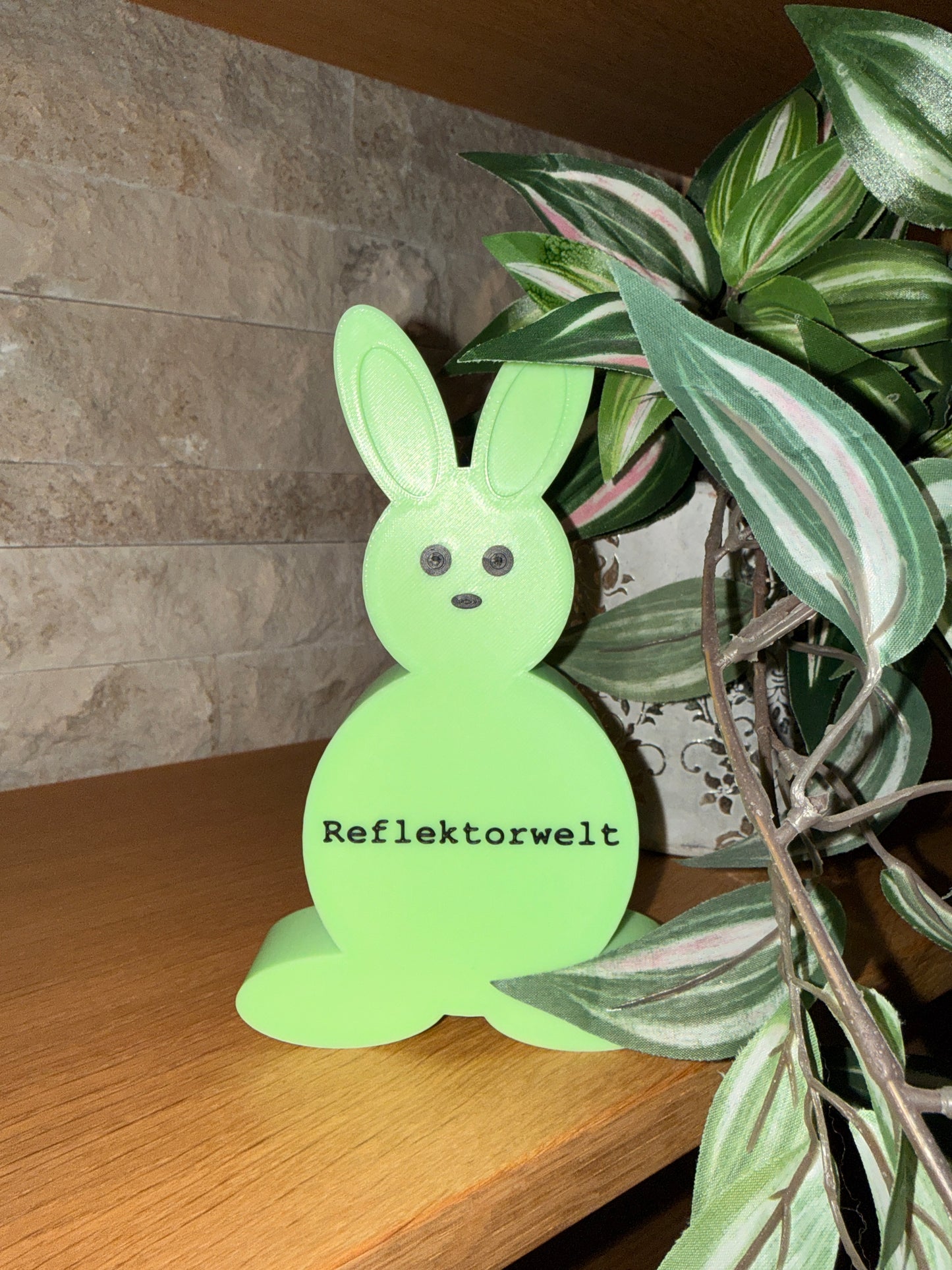 Lumi Glow XL - Hase (3D) - personalisierbar (16.5cm)