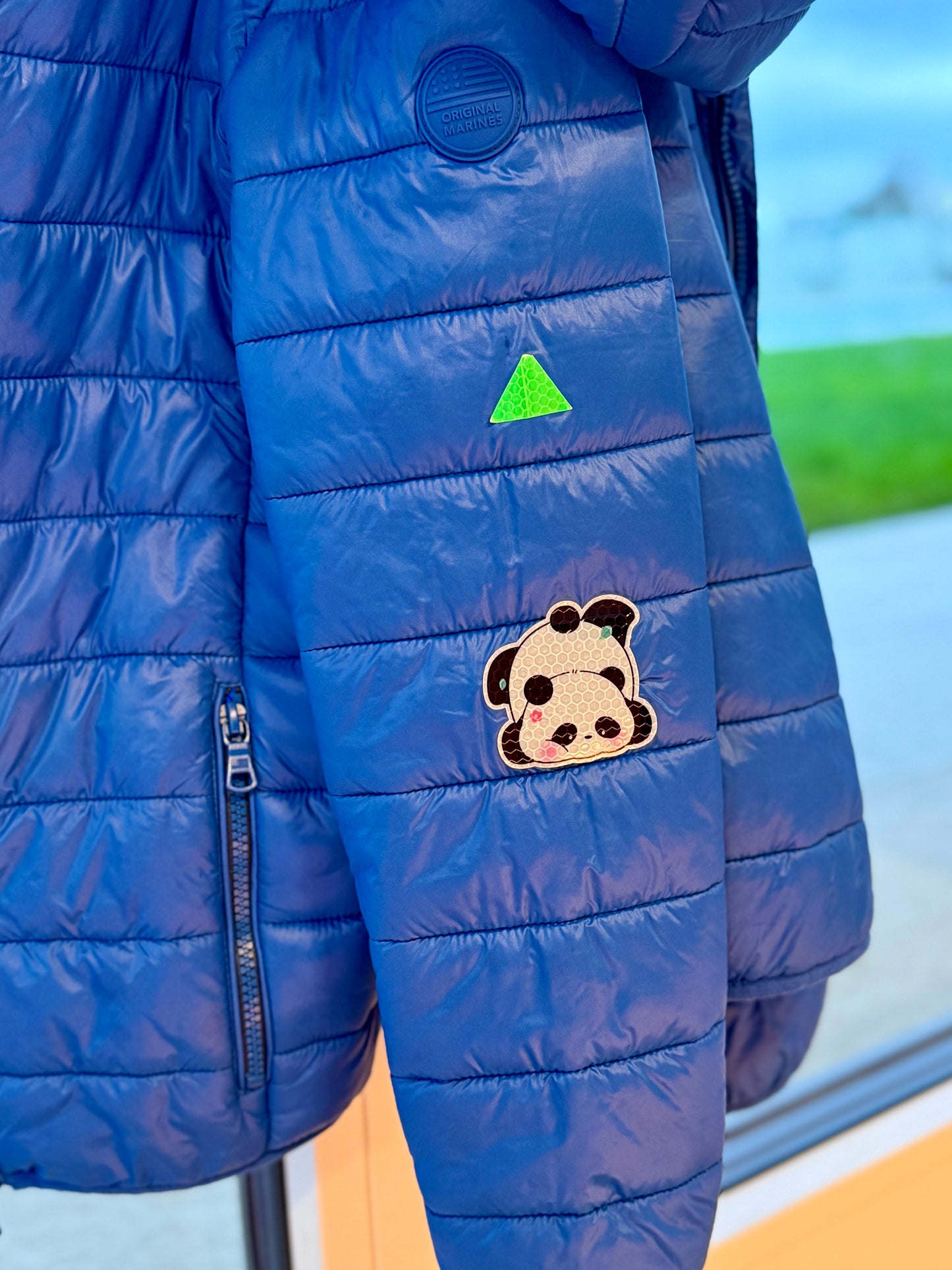 Panda Reflektor-Sticker, 6cm x 6cm (2stk)