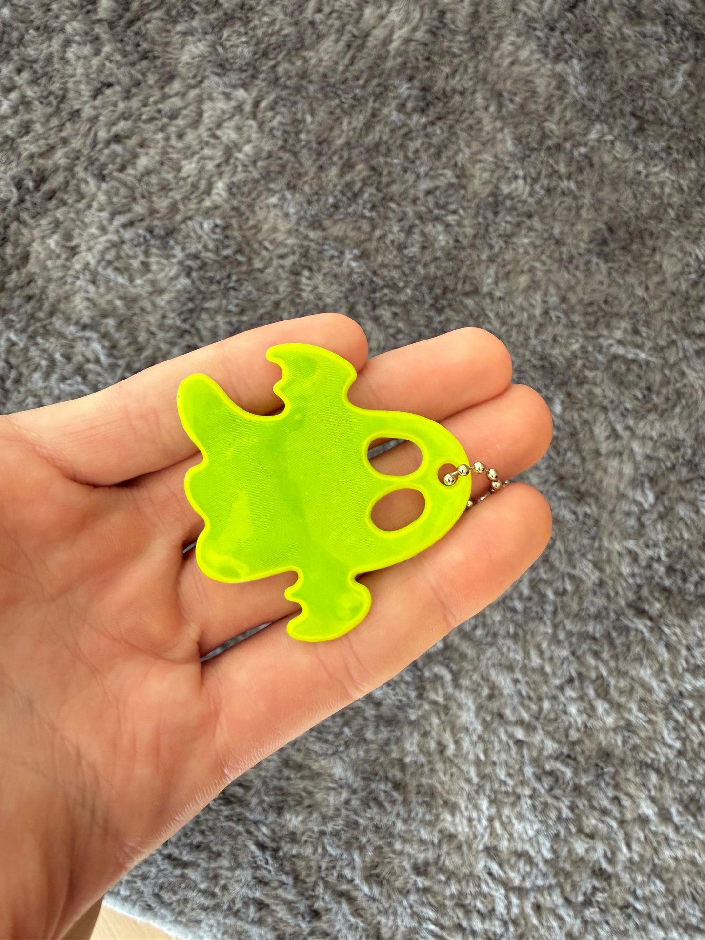 Reflektierender Geist-Anhänger im 5er Set, 5.7cm x 5.8cm