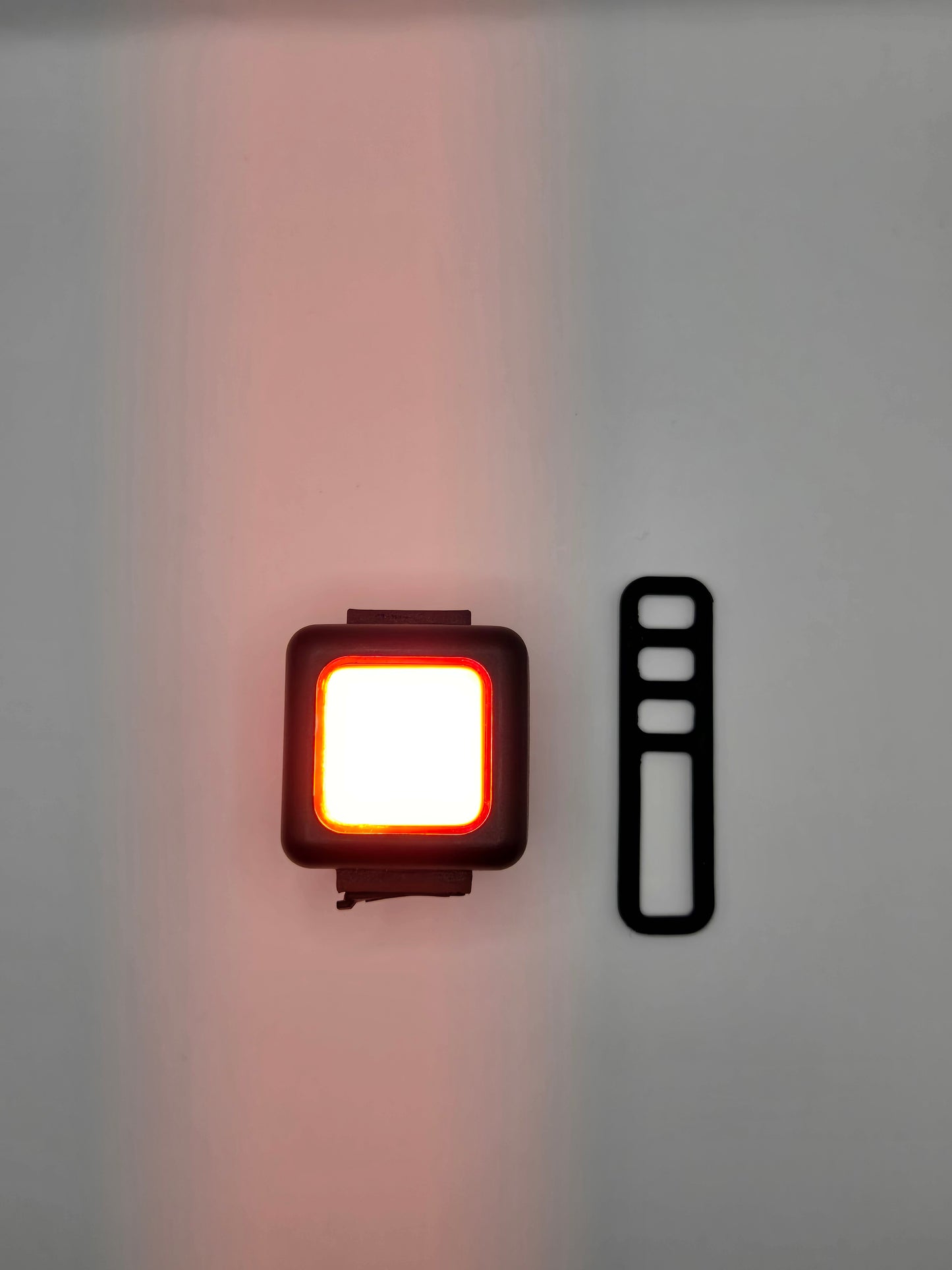 LED-Velolicht-Set, Front- & Rücklicht, 3.8 x 3.8cm