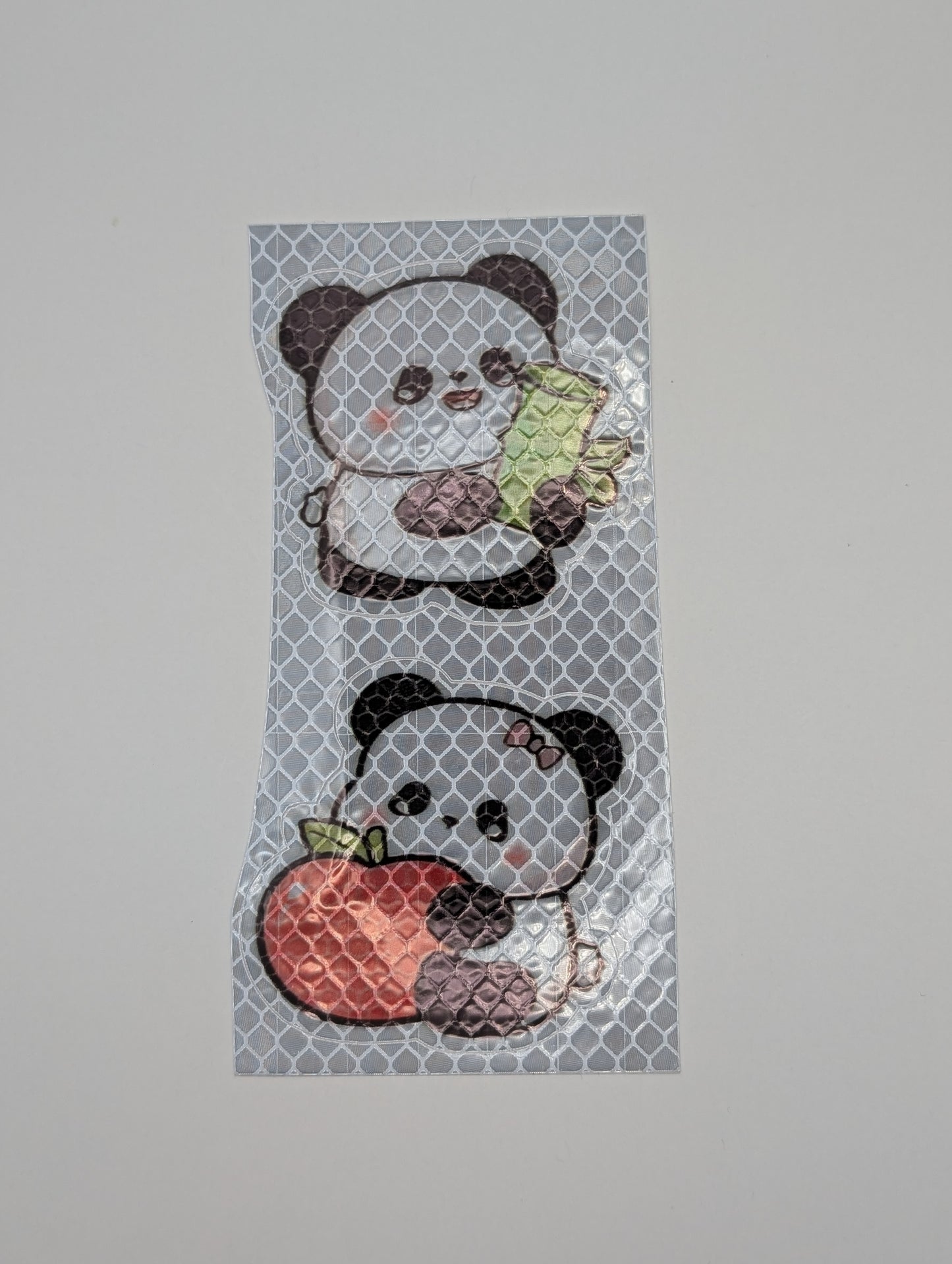 Panda Reflektor-Sticker, 4.5 x 5cm (2stk)