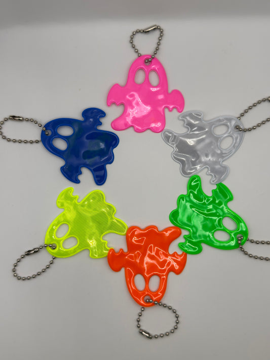 Reflektierender Geist-Anhänger im 5er Set, 5.7cm x 5.8cm