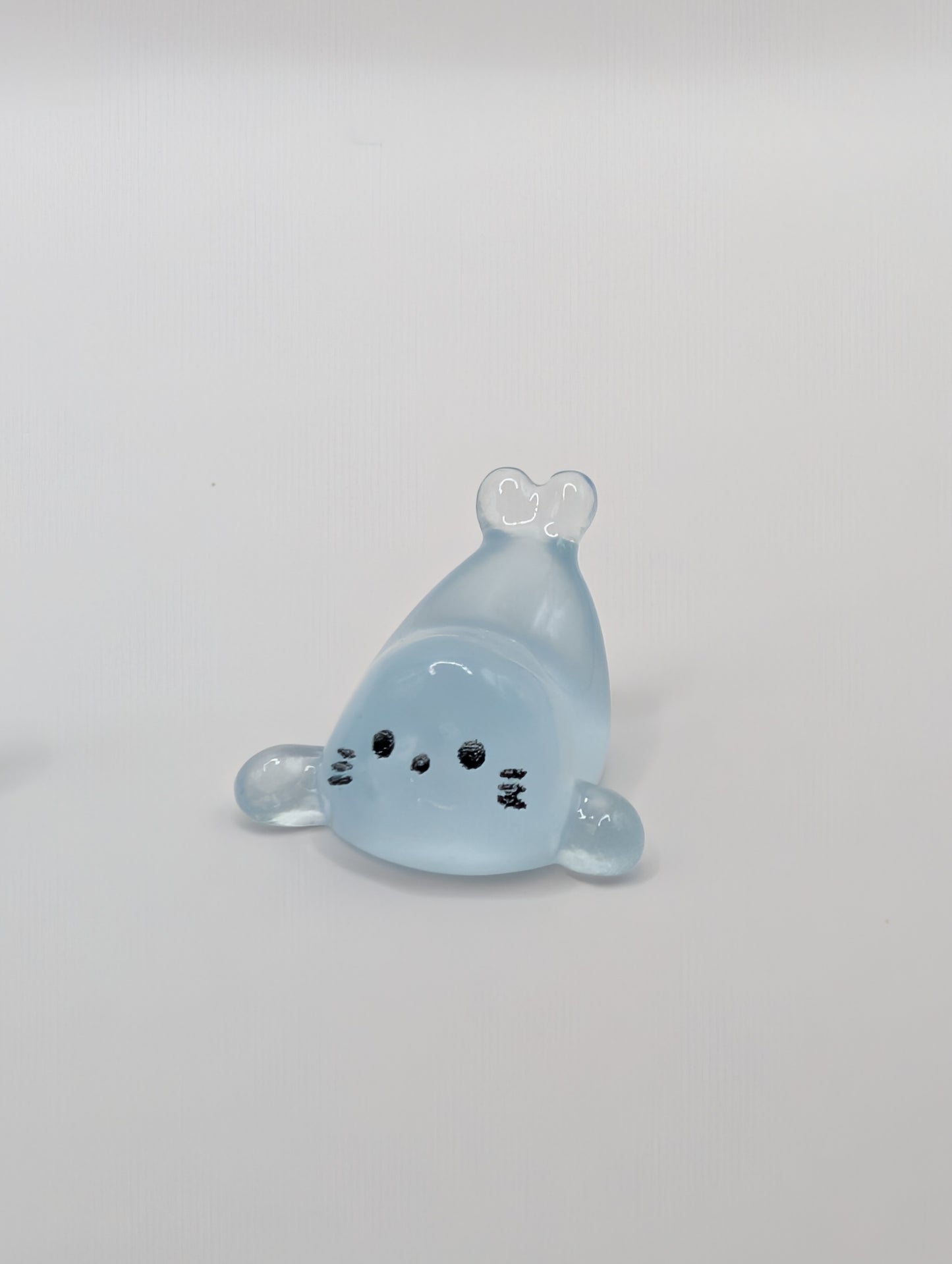 Leuchtende Mini-Seerobben im 4er Set (Glow-in-the-Dark), 2.1cm x 2.2cm