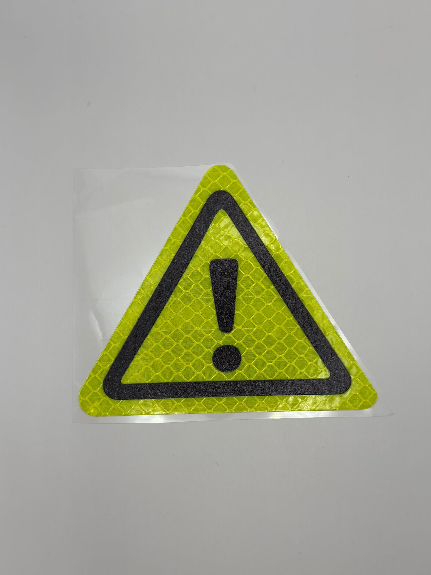 Reflektierender Blitz Aufkleber, leuchtgelb, 11cm x 9.5cm (1stk)