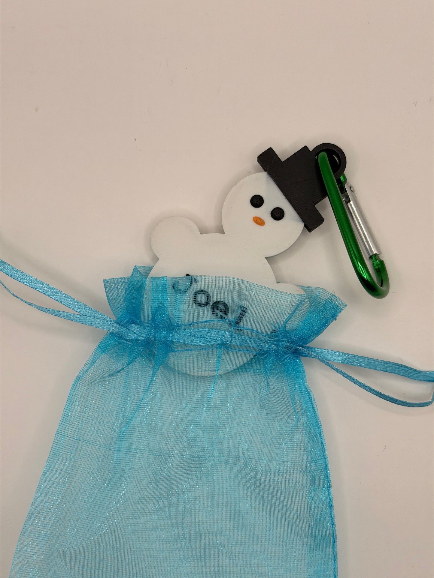 Nevi der Schneemann (3D-Anhänger) - personalisierbar