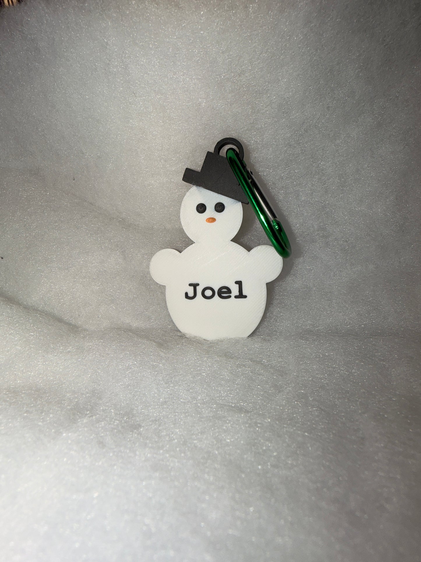 Nevi der Schneemann (3D-Anhänger) - personalisierbar