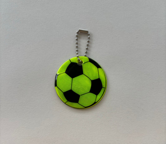 Reflektierender Fussball-Anhänger, 5cm x 5cm (1stk)