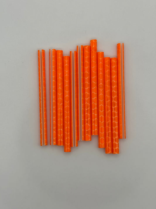 Speichenreflektoren für Fahrräder, orange, 7.5cm lang (12stk)