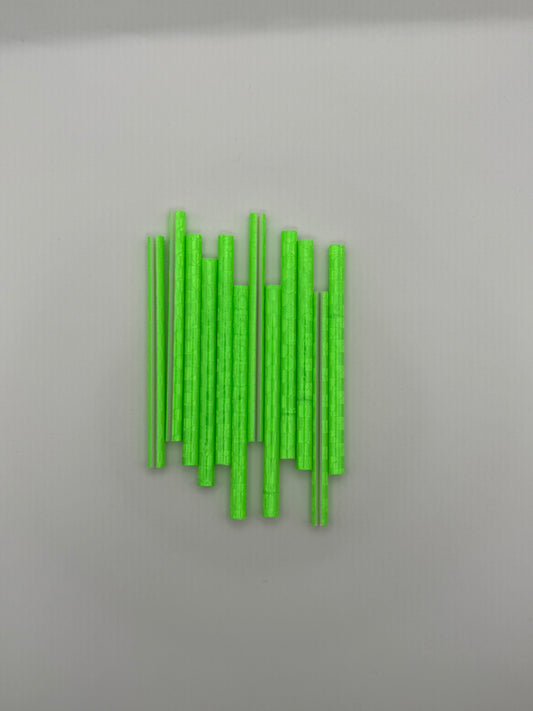 Speichenreflektoren für Fahrräder, grün, 7.5cm lang (12stk)