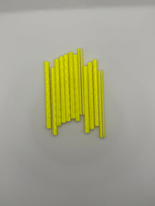 Speichenreflektoren für Fahrräder, gelb, 7.5cm lang (12stk)