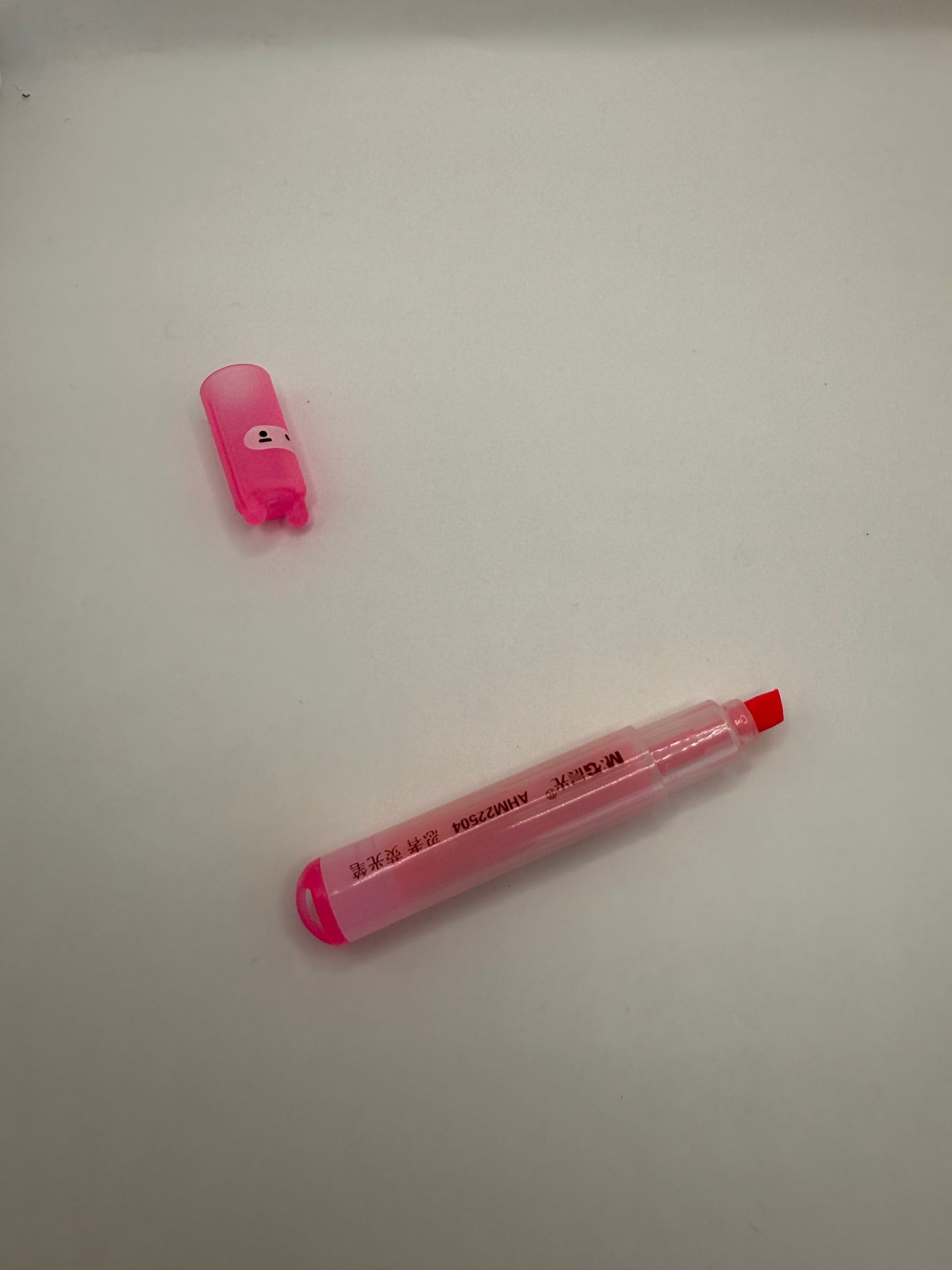 Mini Leuchtstifte mit Gesichtern, 7x1cm (6stk)