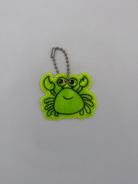 Reflektierende Krabben-Anhänger, 5cm x 5cm (1stk)