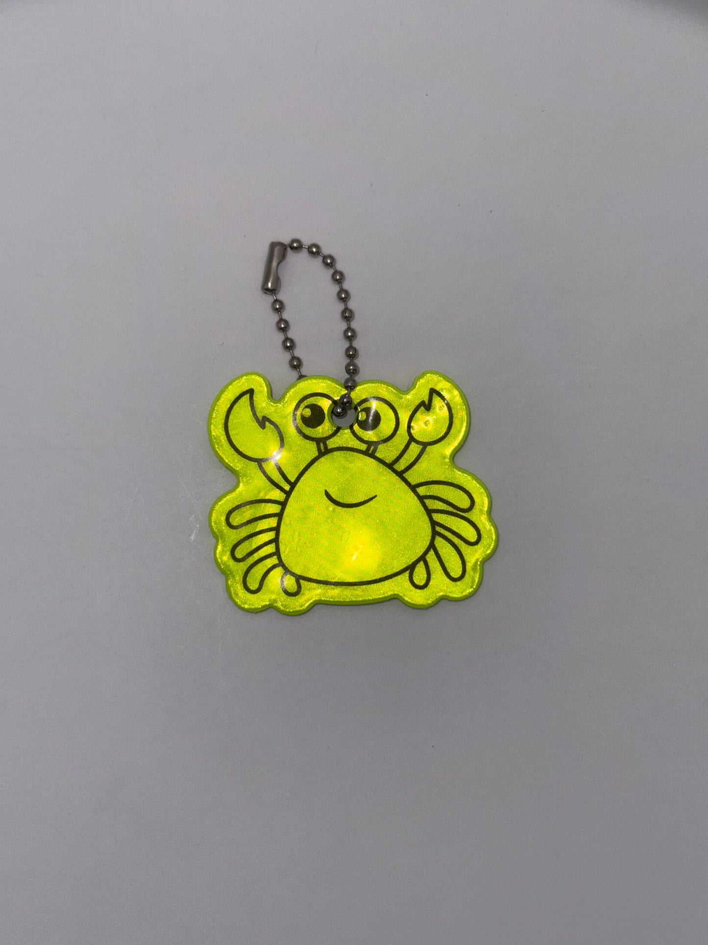 Reflektierende Krabben-Anhänger, 5cm x 5cm (1stk)