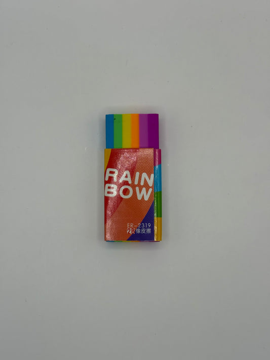 Regenbogen Radiergummi, 5.6 x 2.3cm. (1stk)