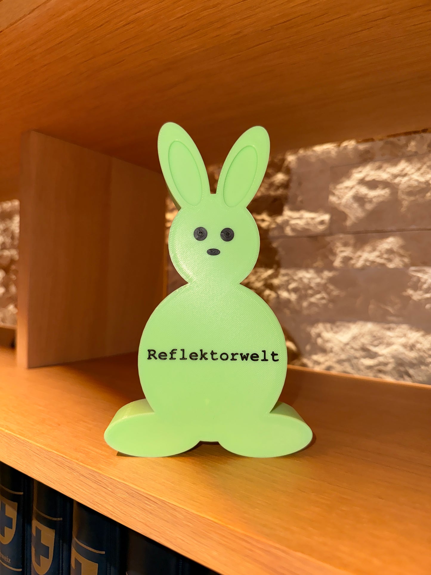 Lumi Glow XL - Hase (3D) - personalisierbar (16.5cm)