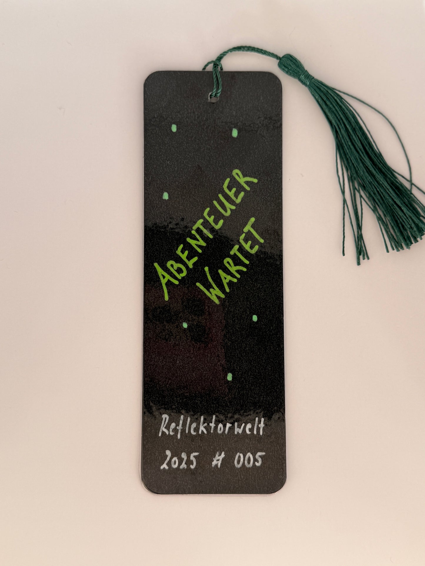 Reflektor-Lese-Monster (Lesezeichen), violette Rakete (Nr. 005)