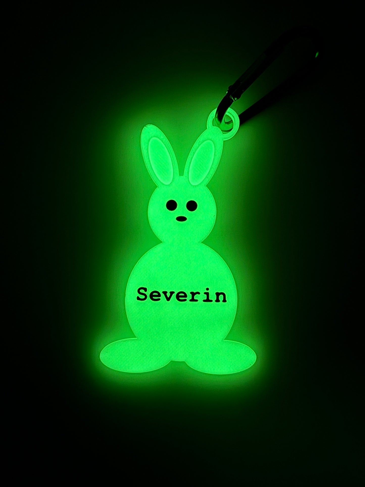 Lumi Glow - Hase (3D-Anhänger) - personalisierbar