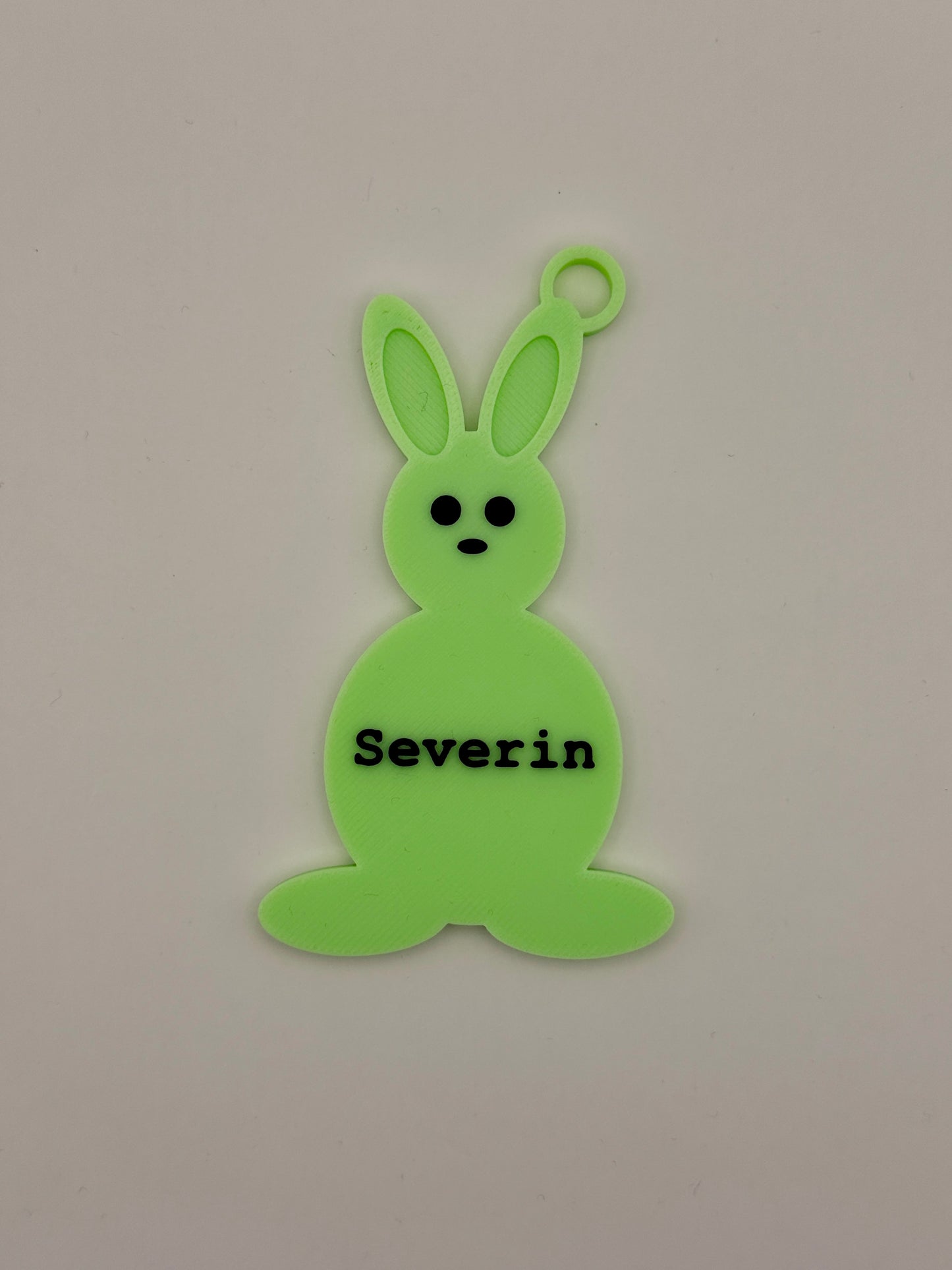 Lumi Glow - Hase (3D-Anhänger) - personalisierbar