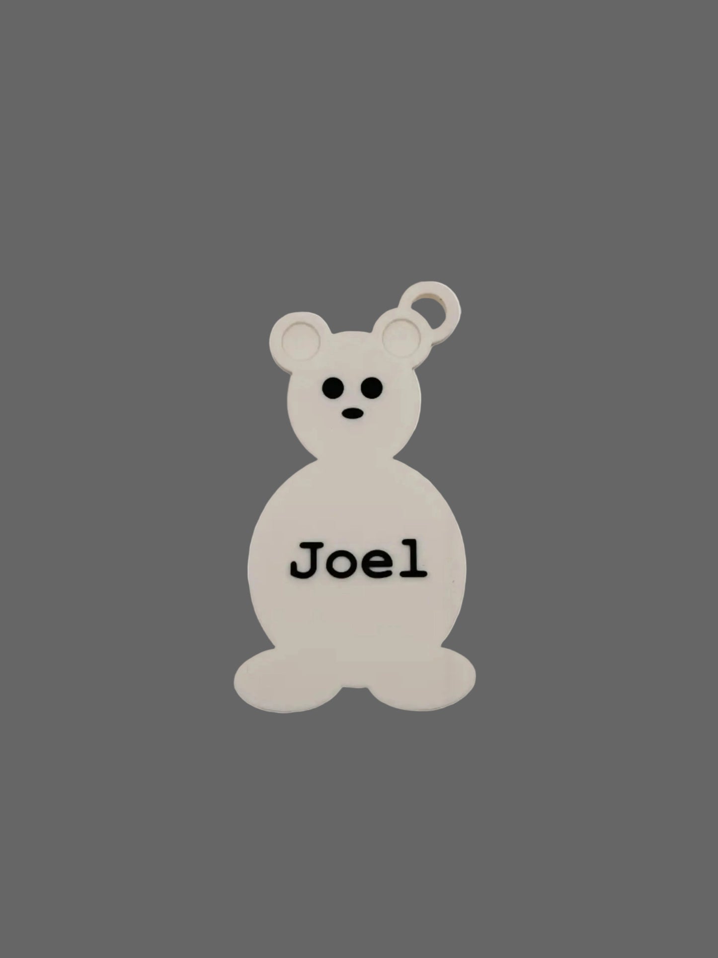 Yuki der Eisbär (3D-Anhänger) - personalisierbar