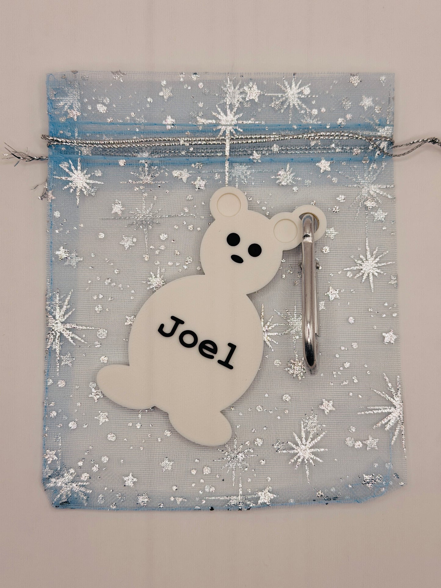 Yuki der Eisbär (3D-Anhänger) - personalisierbar